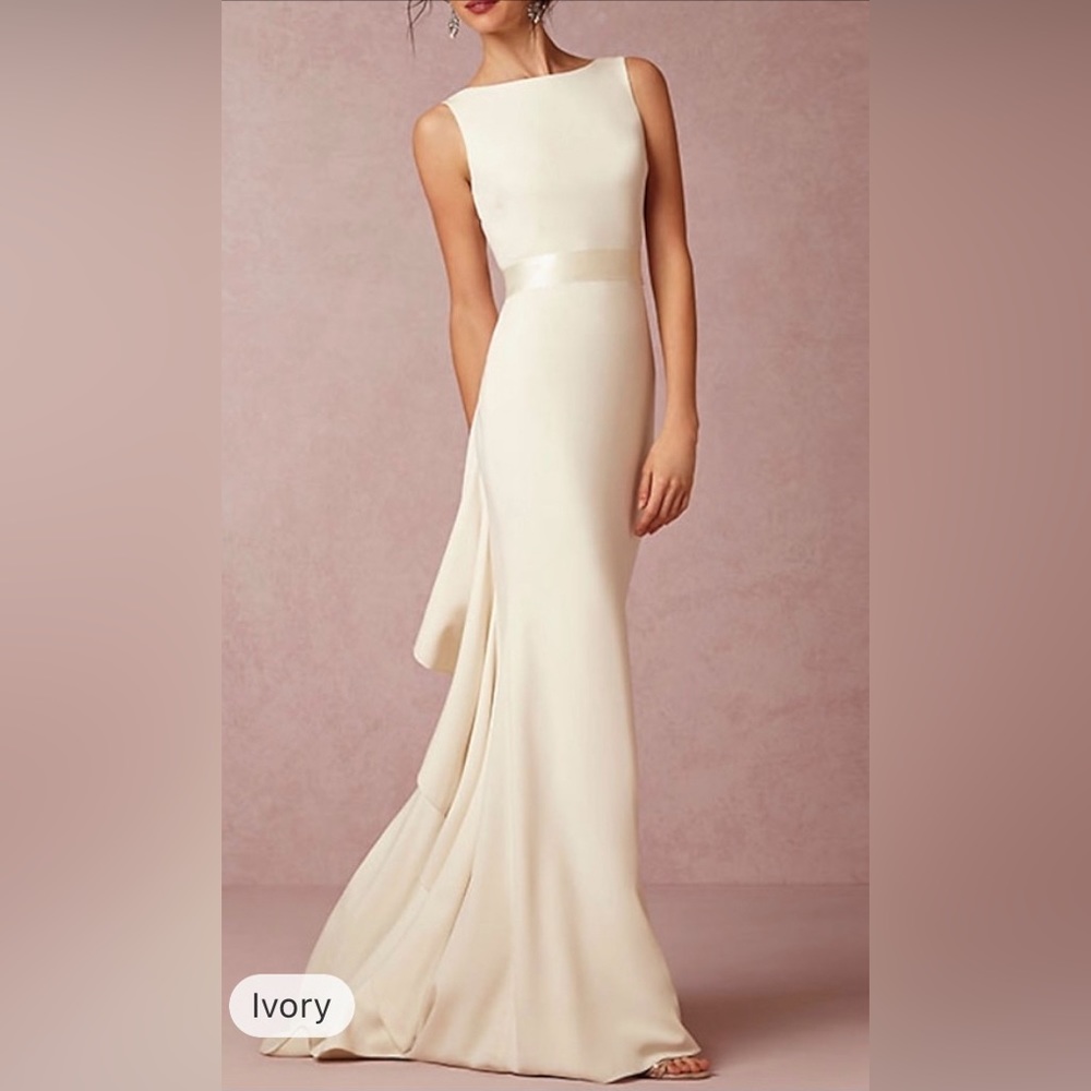 Hall Open Back Casual Wedding Dresses Sweep Train